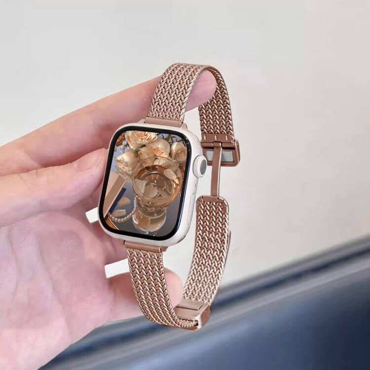 Mesh Coil Strip - Magnet Stainless Steel Strap For Apple