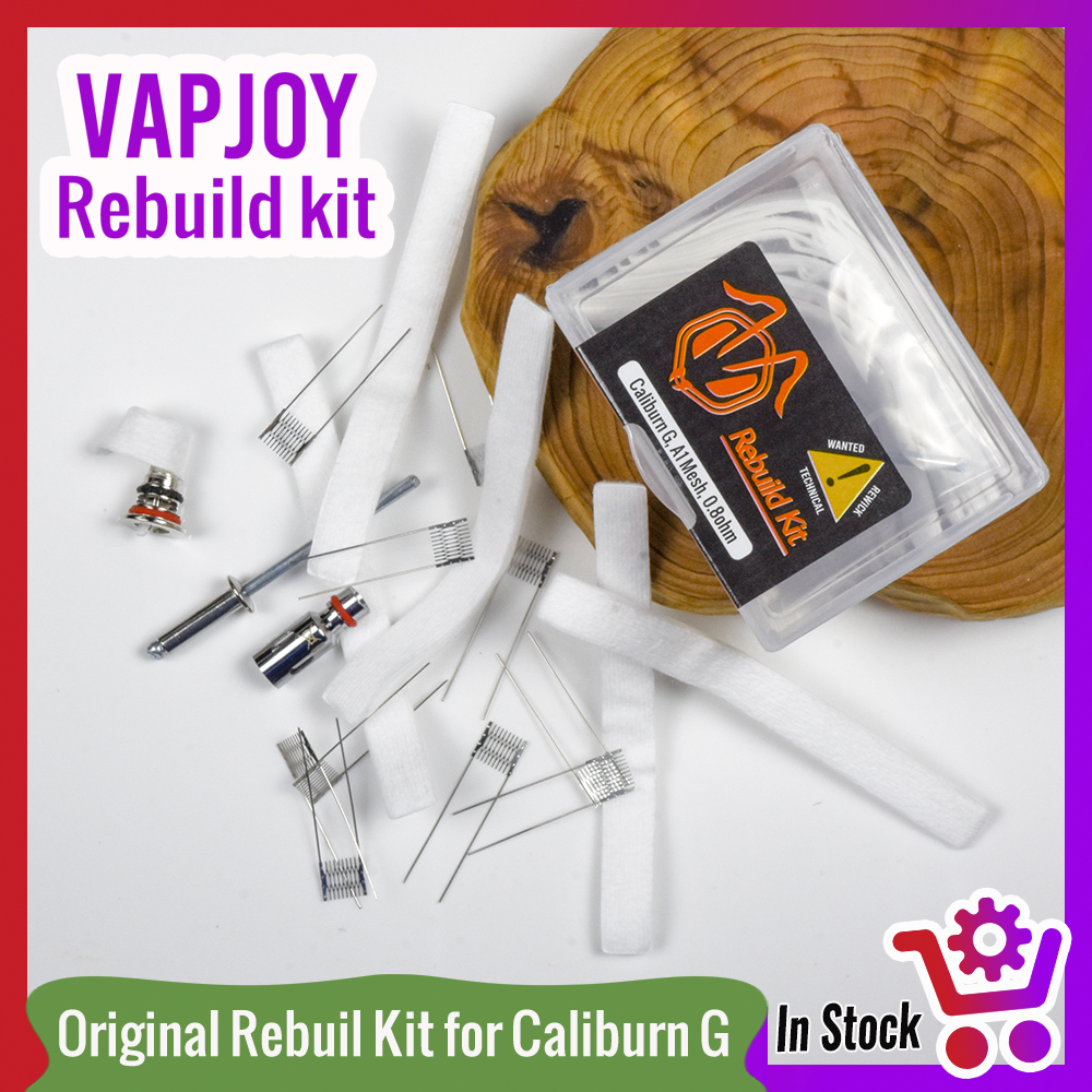 Vape Coil Replacement - VAPJOY Rebuild RBK Caliburn-G Replacement Cotton