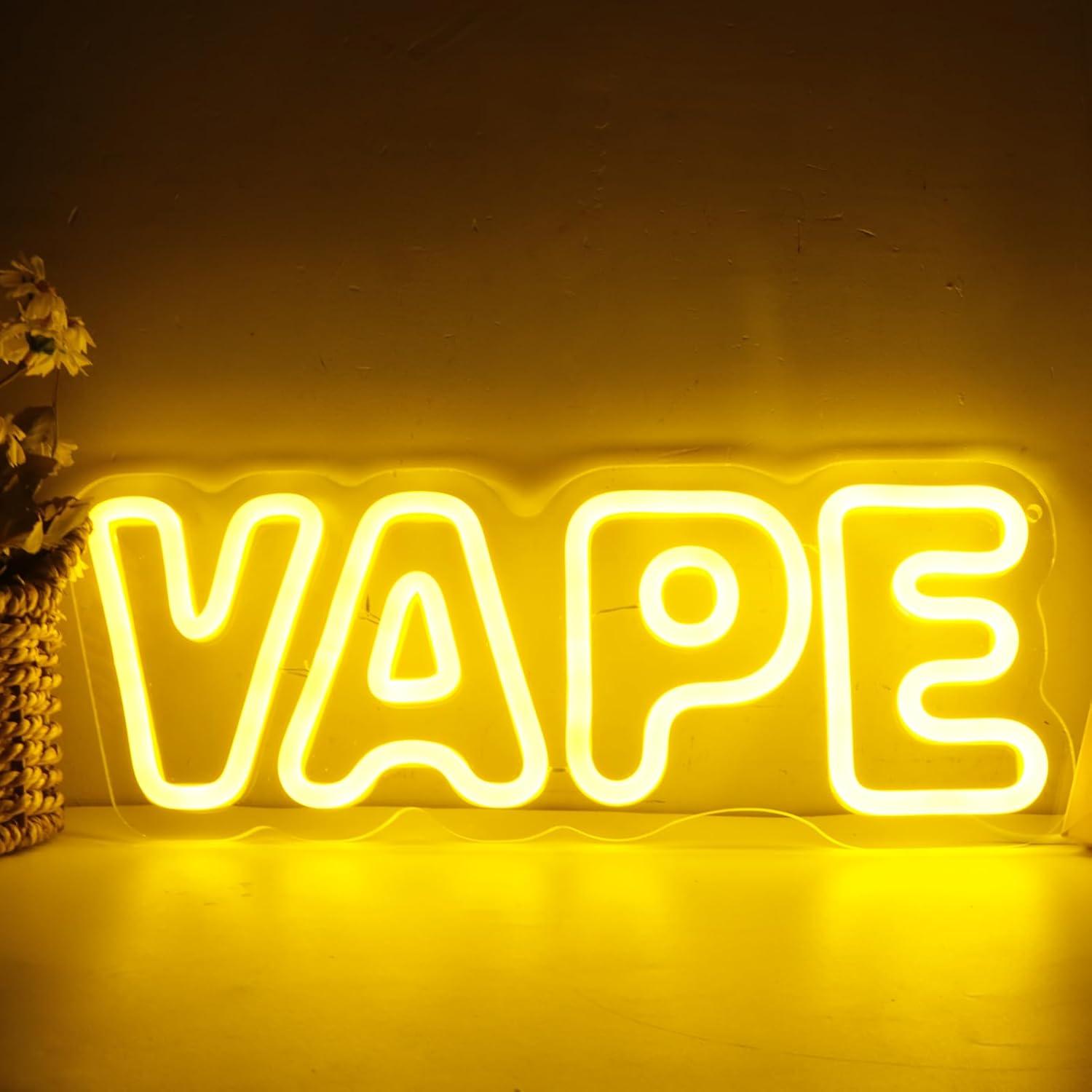 Vaping Area - Vape Neon Sign USB Dimmable LED