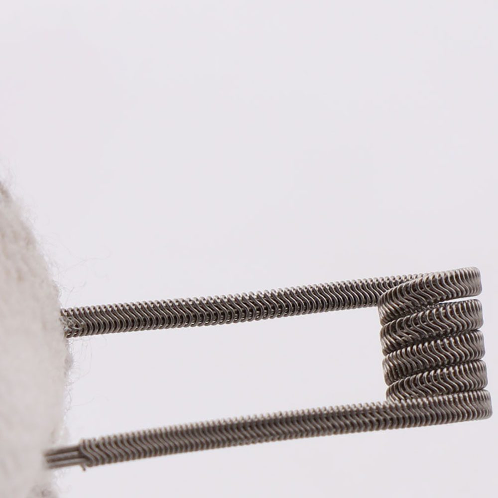 NEW XFKM 100PCS/box NI80/A1/SS - Clapton Wire Pre Built avaliação e preço