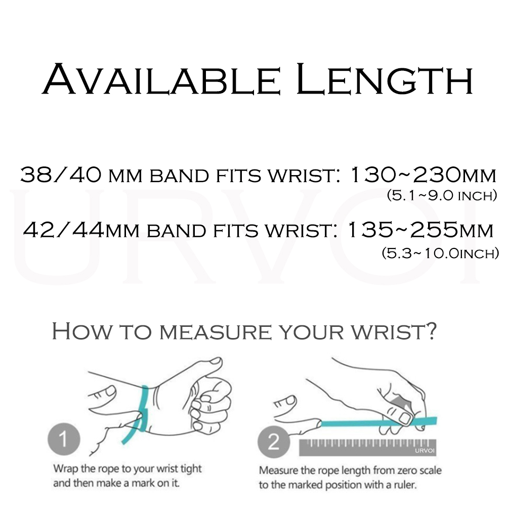 URVOI Mesh band for Apple Watc - Mesh Coil Strip avaliação e preço