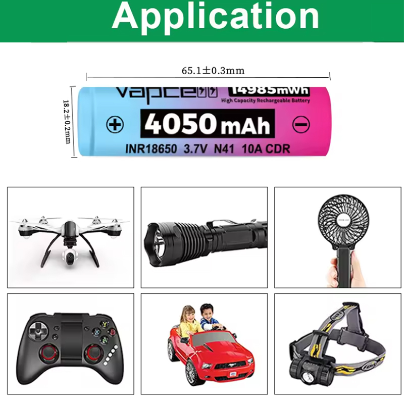 New Original Vapcell N41 18650 - Vape Battery 18650 avaliação e preço