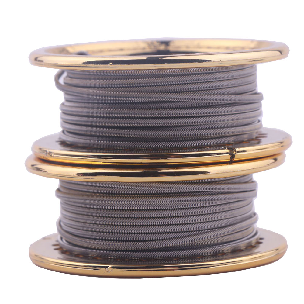 XFKM 5M/roll NI80/A1/SS316L Al - Clapton Wire Pre Built avaliação e preço