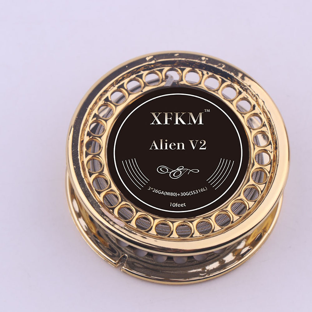 XFKM 5M/roll NI80/A1/SS316L Al - Clapton Wire Pre Built avaliação e preço