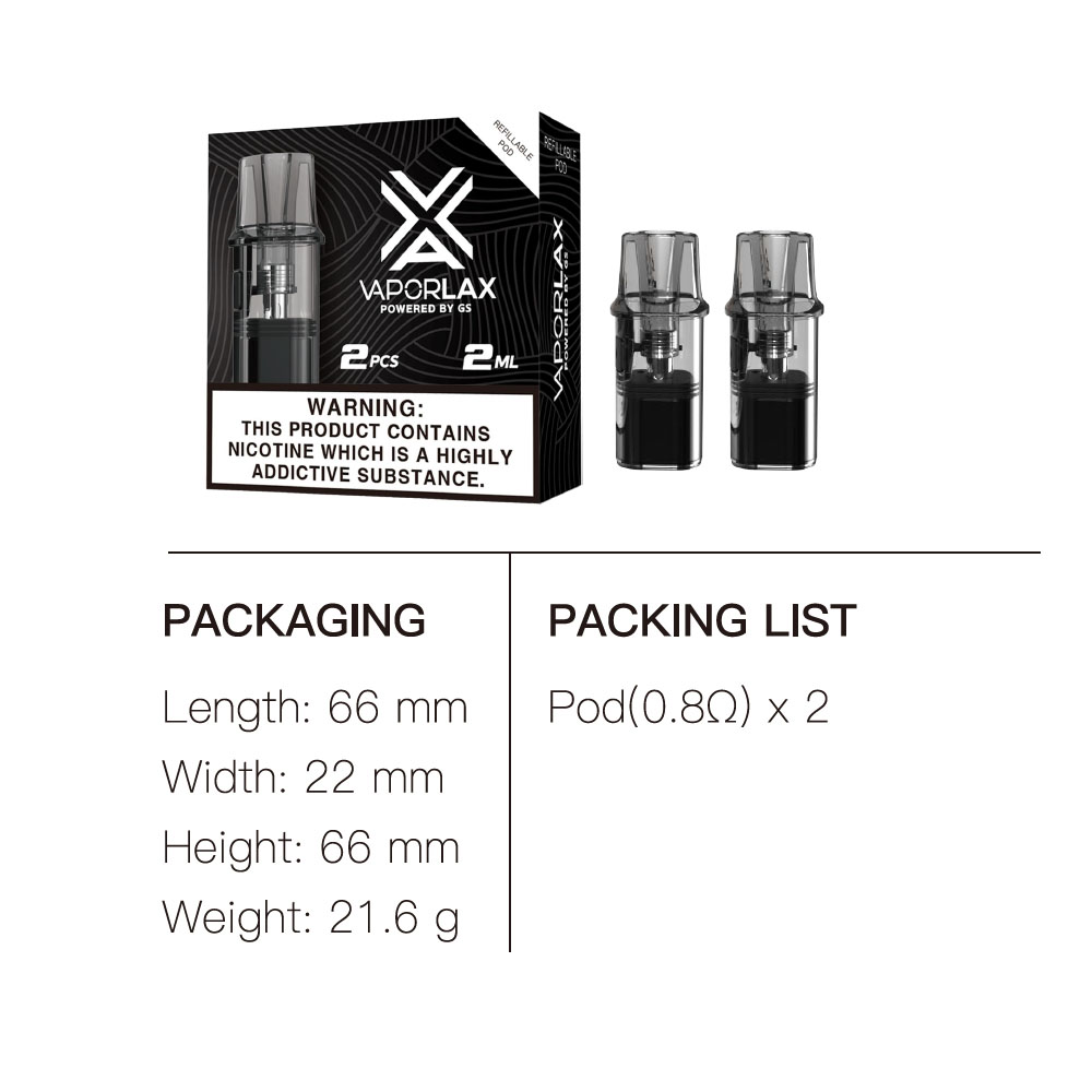 VaporLax Nano Cartridge 2ml wi - Vaping Area avaliação e preço