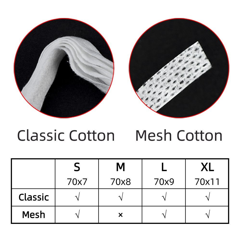 30/20 Flat Cotton 5Layers Per  - Mesh Coil Strip avaliação e preço