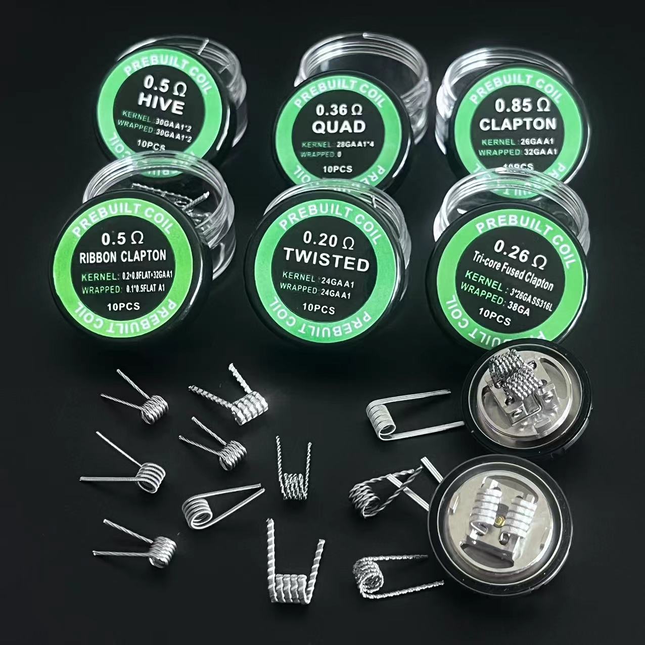 50pcs/30pcs/20pcs/10pcs DL RDL - Clapton Wire Pre Built avaliação e preço