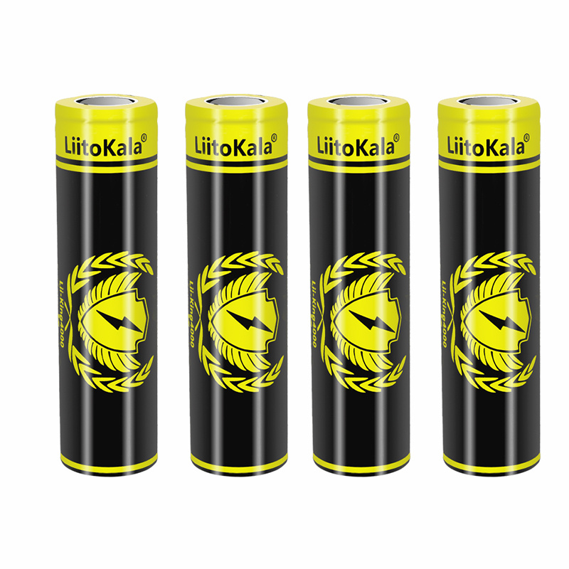 4pcs LiitoKala 3.7V 18650/2170 - Vape Battery 18650 avaliação e preço