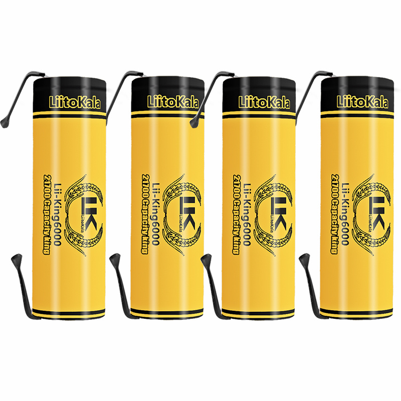 4pcs LiitoKala 3.7V 18650/2170 - Vape Battery 18650 avaliação e preço