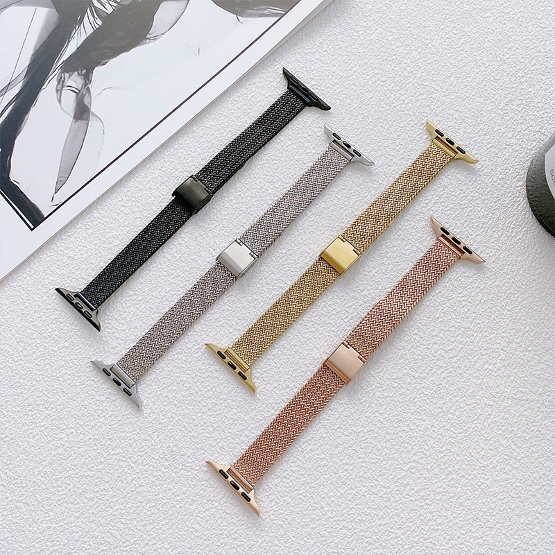 Premium Thin Metal Watch Band  - Mesh Coil Strip avaliação e preço
