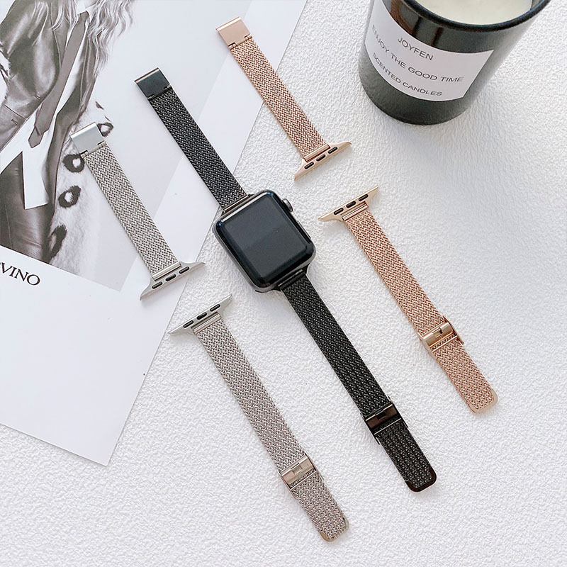 Premium Thin Metal Watch Band  - Mesh Coil Strip avaliação e preço