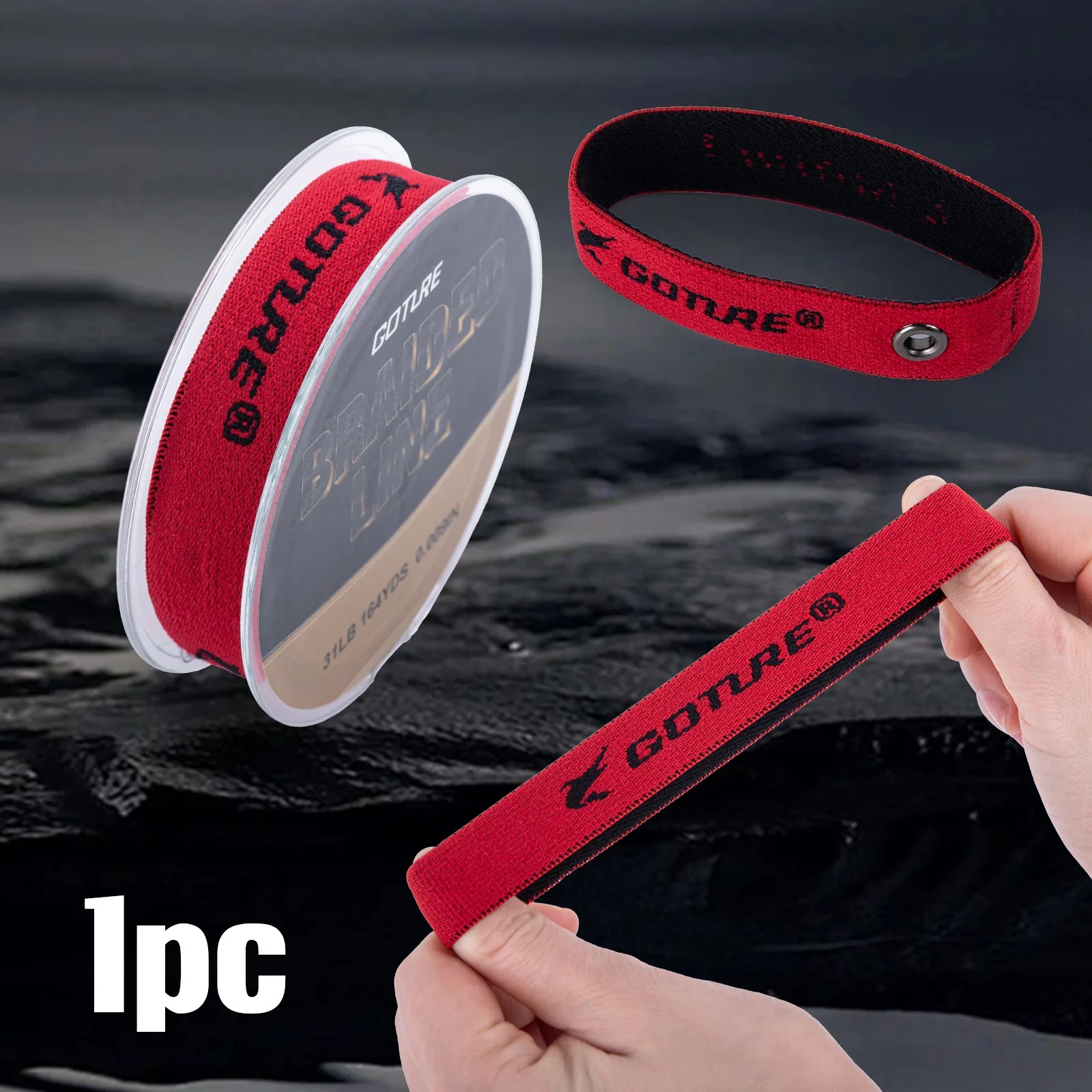 Goture 1 Pcs Pro Fishing Line  - Mesh Coil Strip avaliação e preço