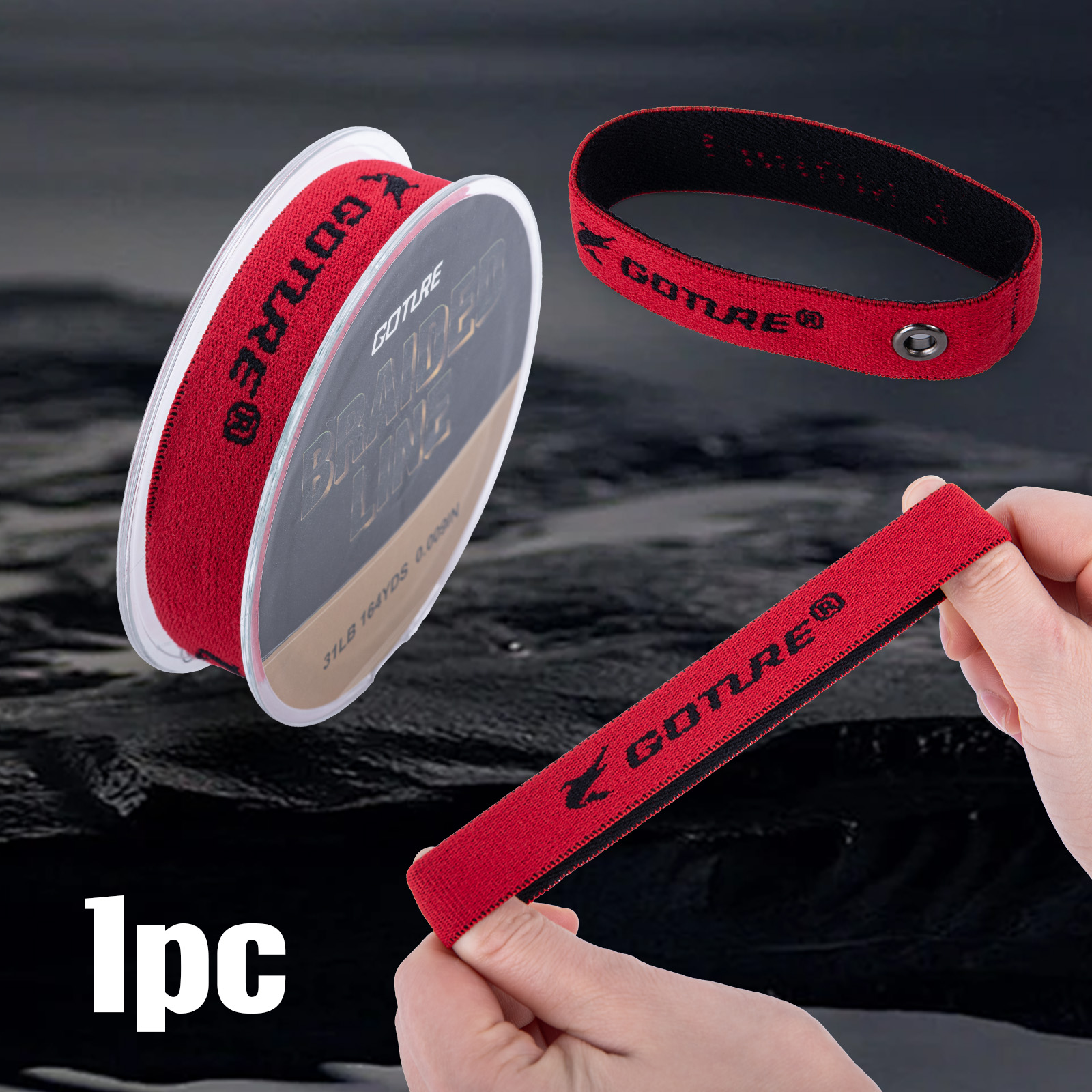 Goture Fishing Spool Line Band - Mesh Coil Strip avaliação e preço