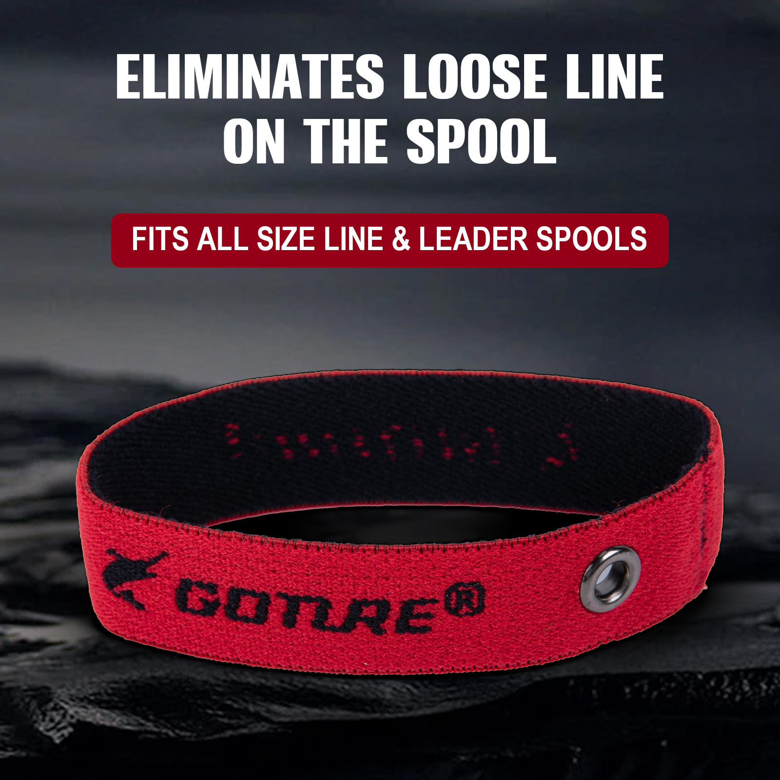 Goture Fishing Spool Line Band - Mesh Coil Strip avaliação e preço