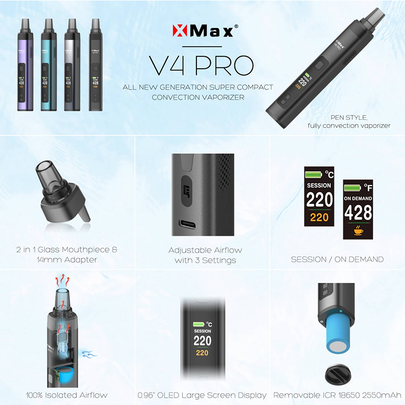 NEW Original XMAX V4 Pro 2-in- - Vape Battery 18650 avaliação e preço