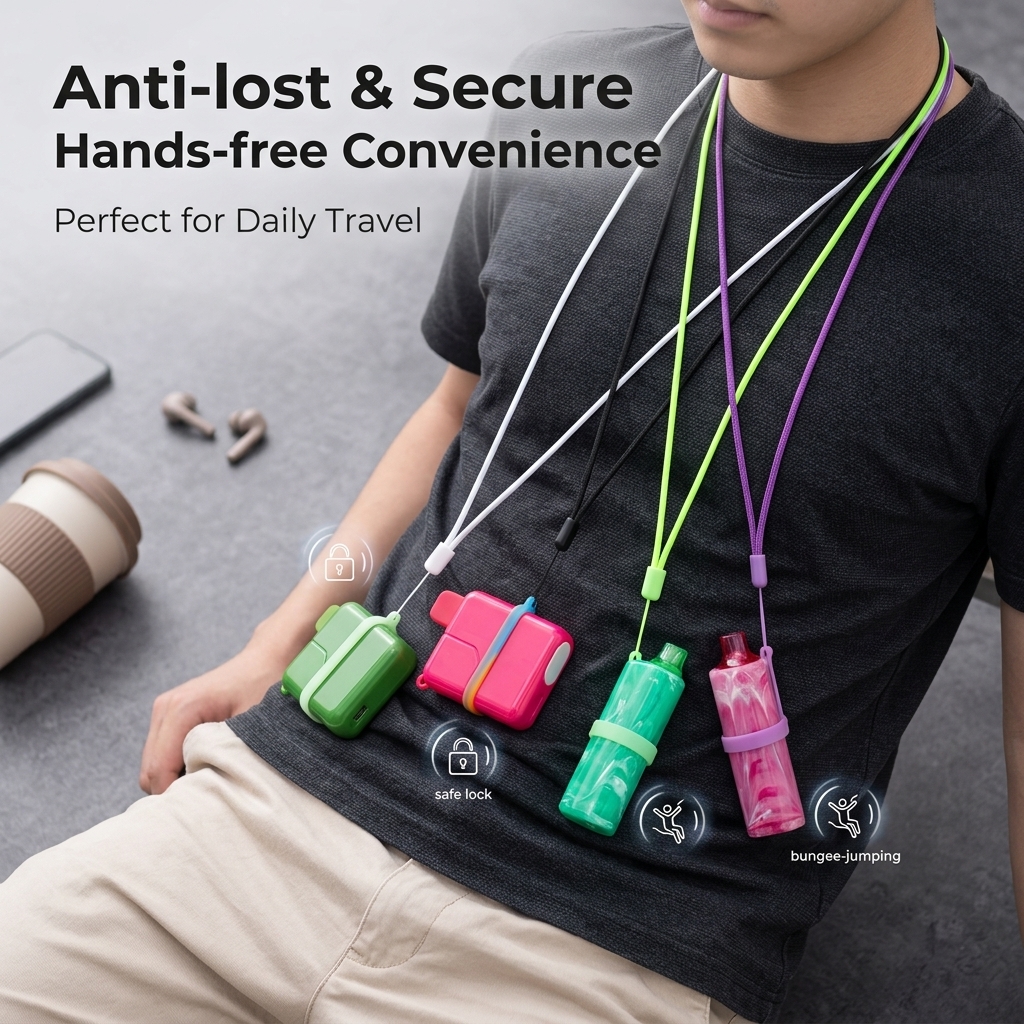 Multi-Color E-cigarette Lanyar - Vape Band Silicone avaliação e preço