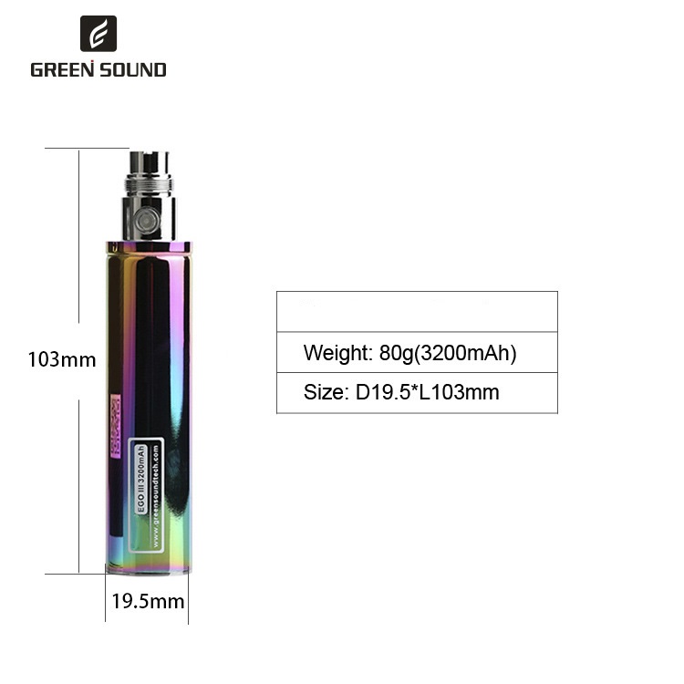GS Ego 3 III 3200mAh Battery V - Accessories For Vaping avaliação e preço
