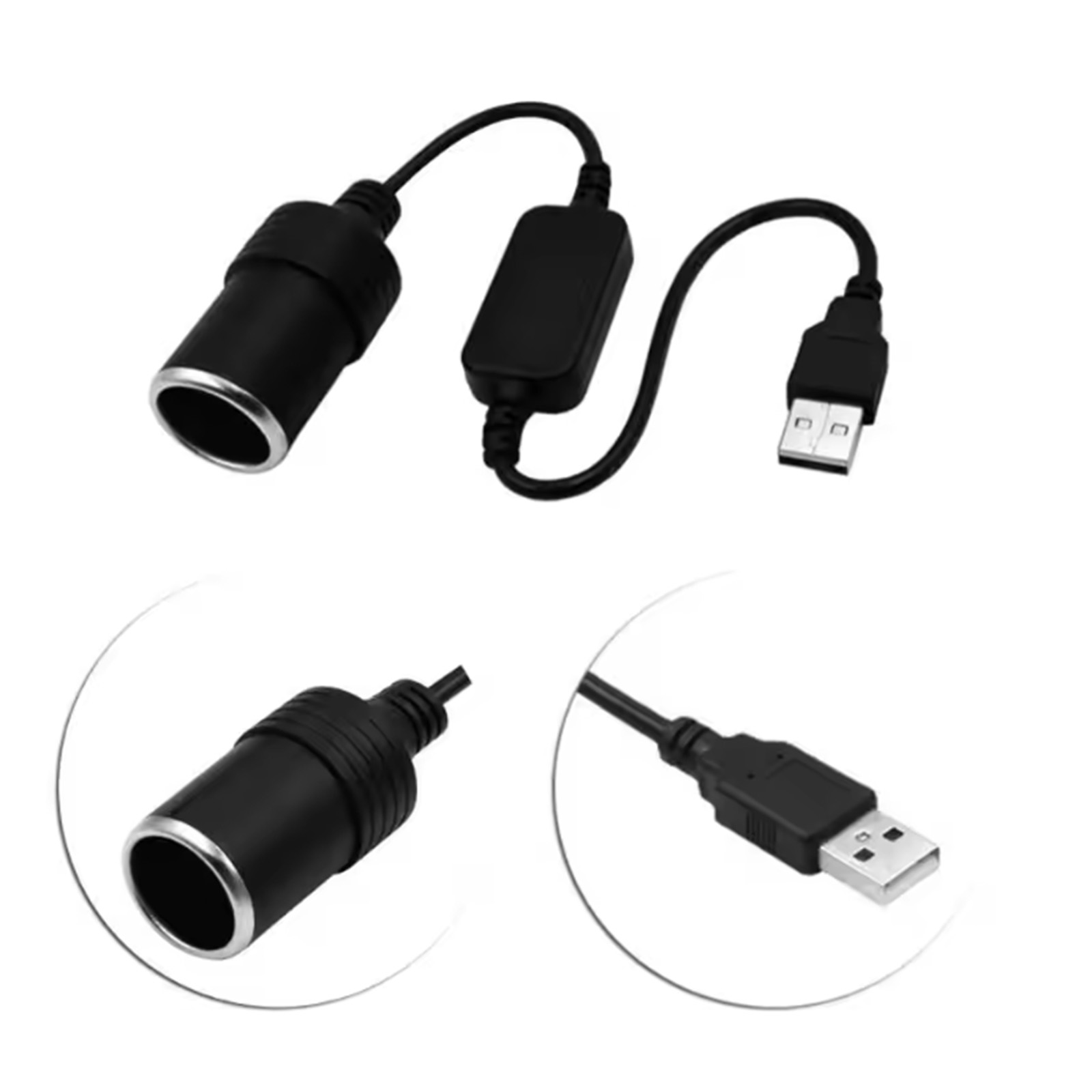 1pc 5V 2A USB To 12V Cigarette - Accessories For Vaping avaliação e preço