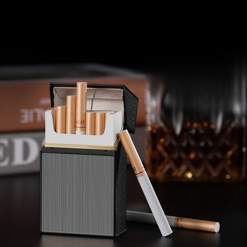 2 In 1 20 Cigarette Case Light - Accessories For Vaping avaliação e preço