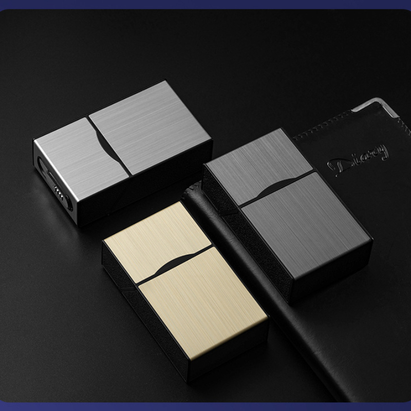 2 In 1 20 Cigarette Case Light - Accessories For Vaping avaliação e preço