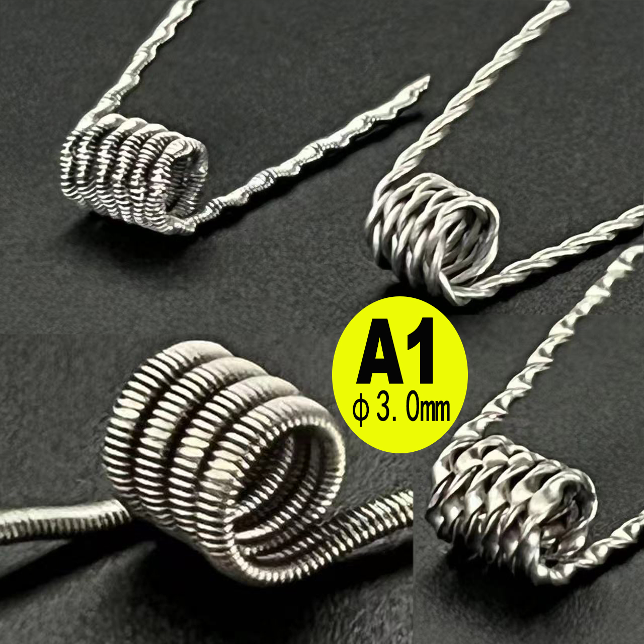 100-10PCS 3mm Diameter DL/DTL/ - Clapton Wire Pre Built avaliação e preço
