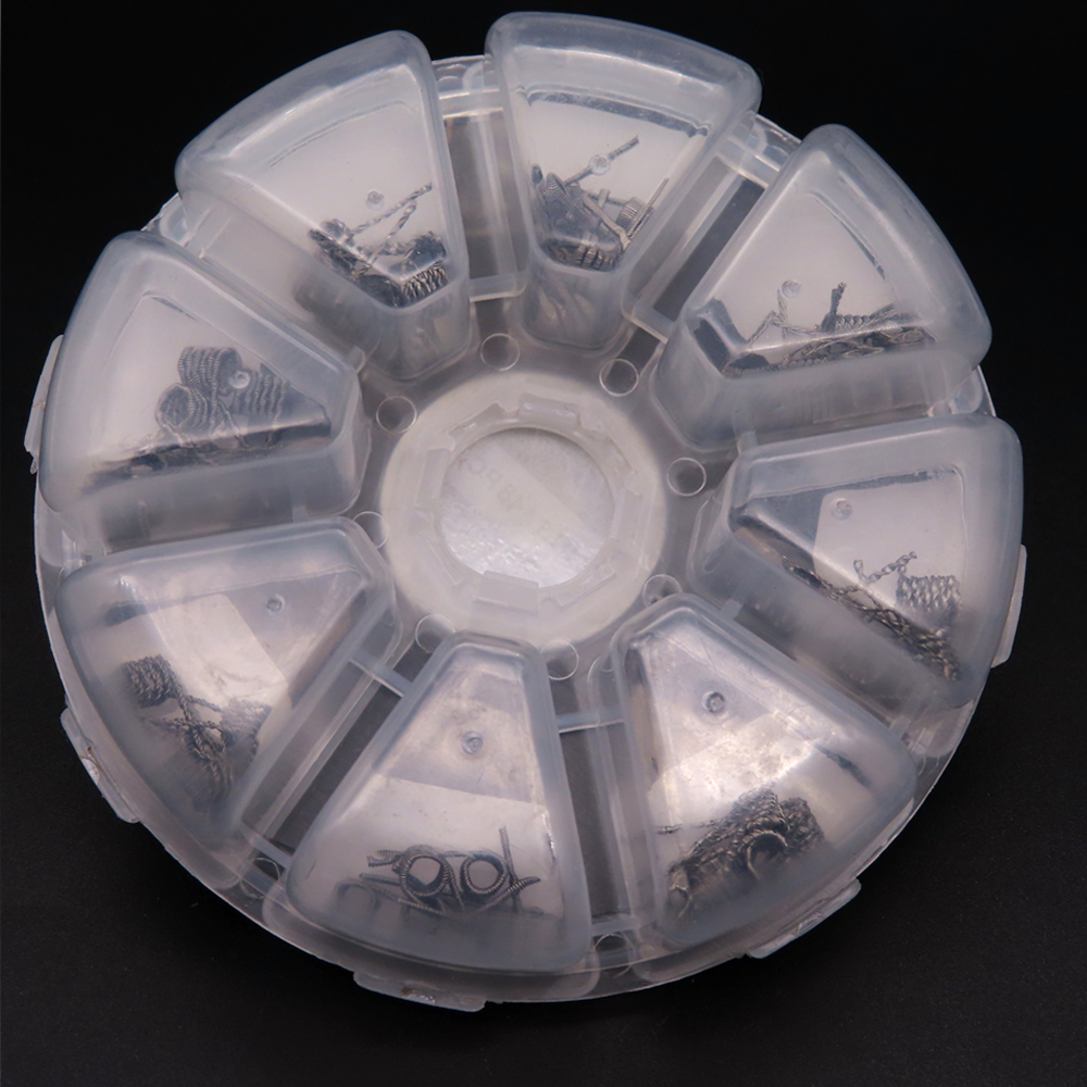 48pcs/set Premade Coils RTA RD - Clapton Wire Pre Built avaliação e preço