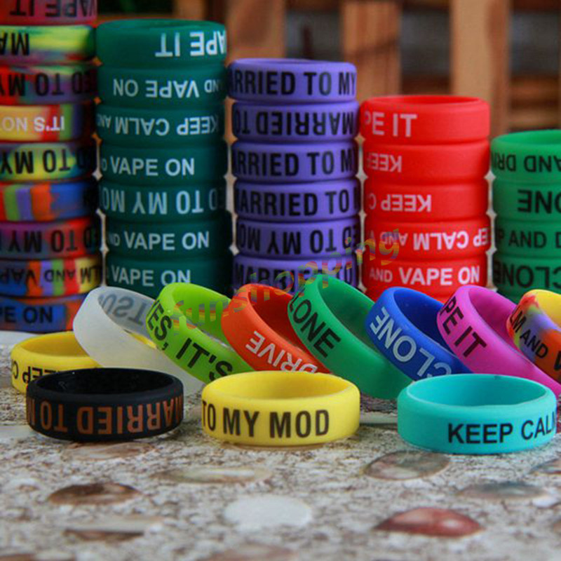 10 pcs / Lot Multi-color Anti- - Vape Band Silicone avaliação e preço
