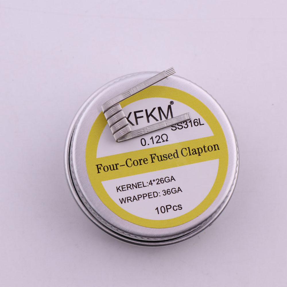 10pcs/box 3mm Spiral ID PreBui - Clapton Wire Pre Built avaliação e preço