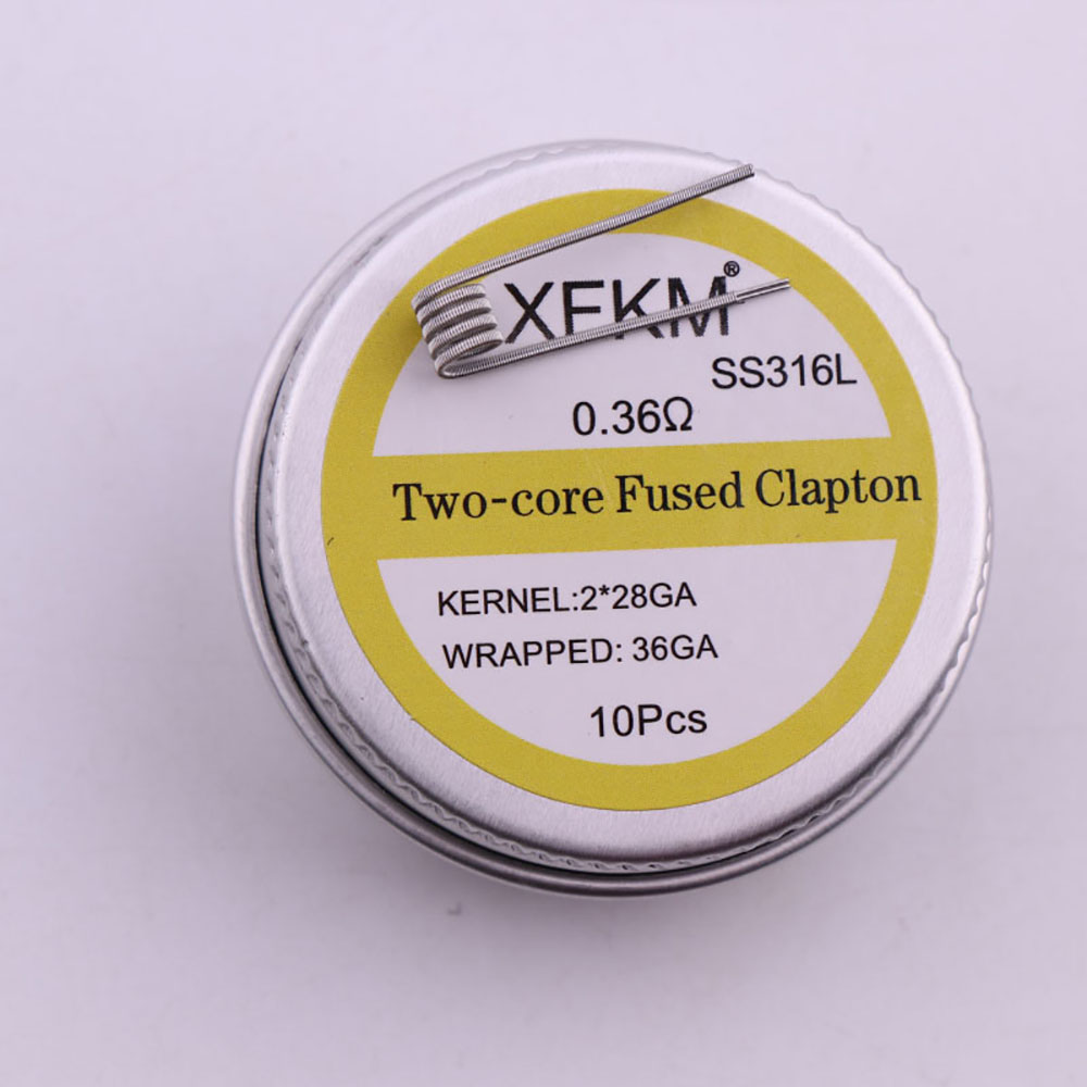10pcs/box 3mm Spiral ID PreBui - Clapton Wire Pre Built avaliação e preço