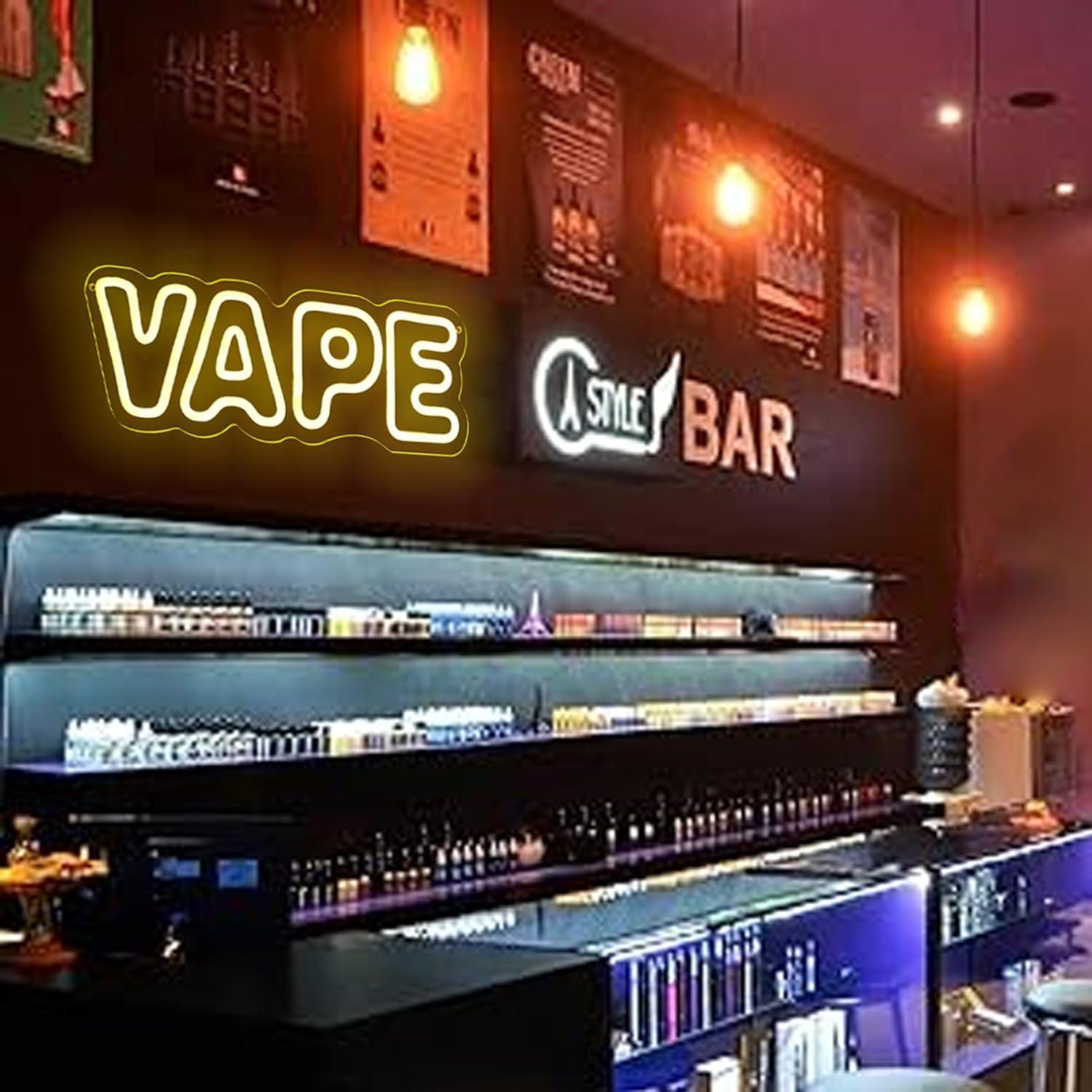 Vape Neon Sign USB Dimmable LE - Vaping Area avaliação e preço