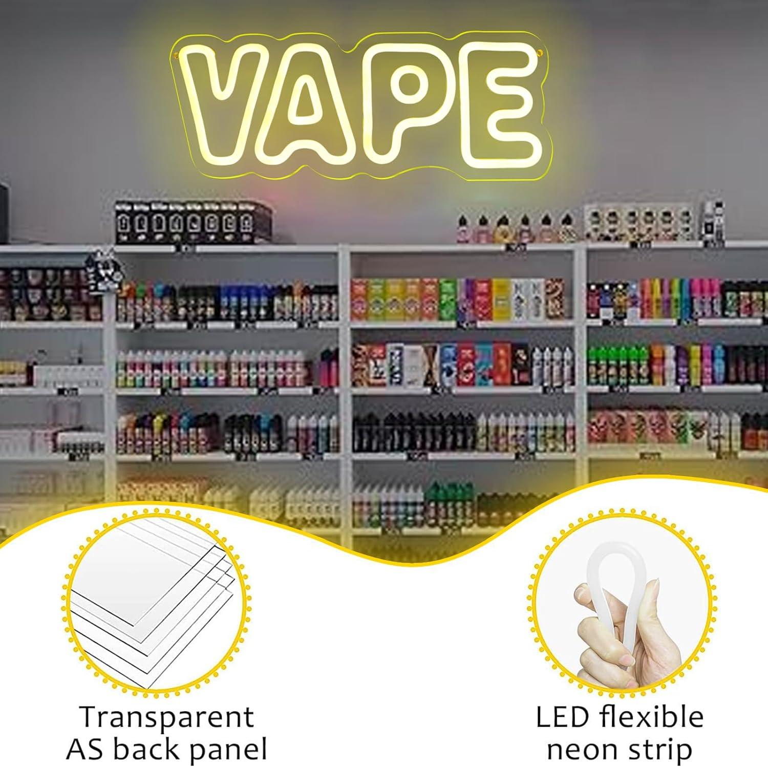 Vape Neon Sign USB Dimmable LE - Vaping Area avaliação e preço