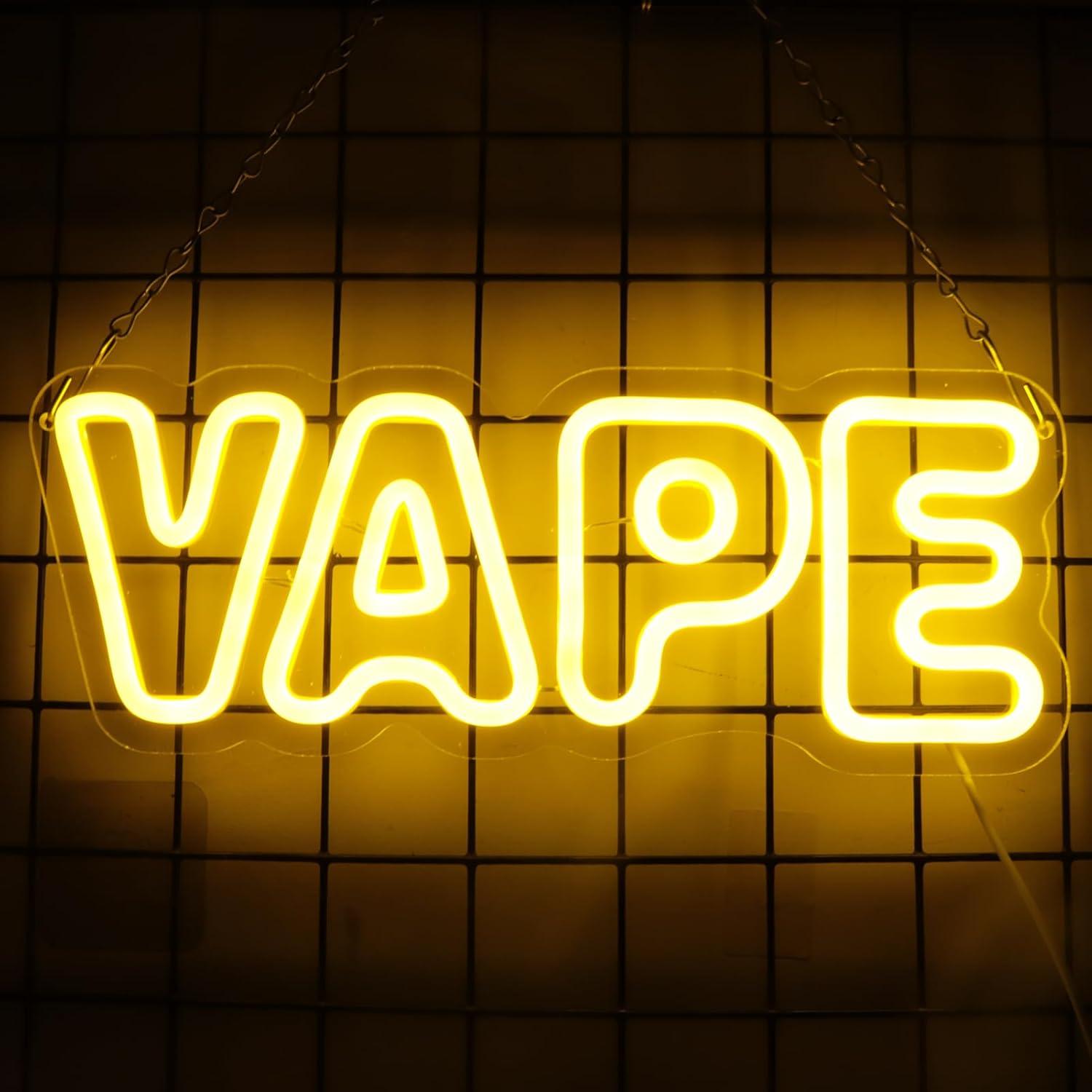Vape Neon Sign USB Dimmable LE - Vaping Area avaliação e preço