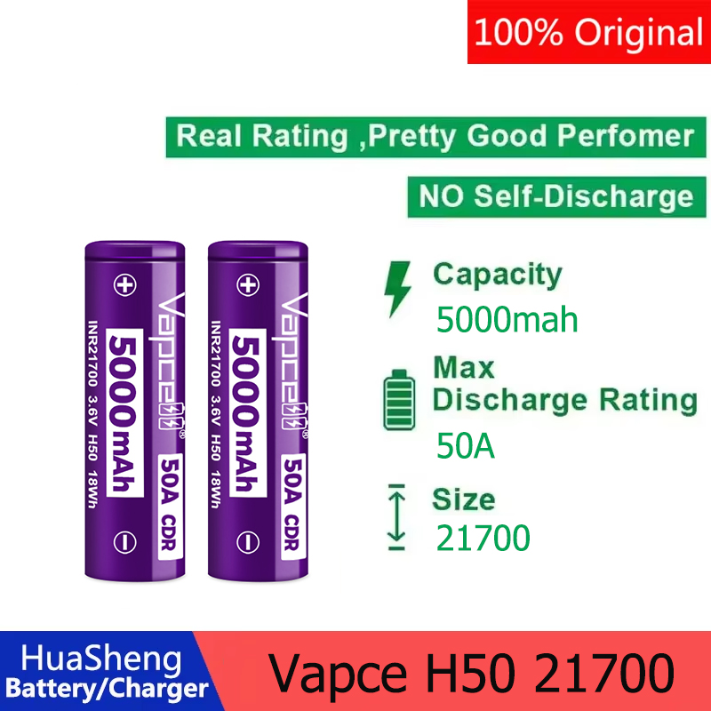 Newest Released Vapcell H50 IN - Vape Battery 18650 avaliação e preço