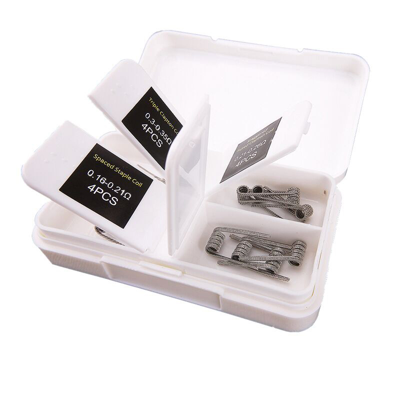 16pcs NI80 Fused Clapton Prebu - Clapton Wire Pre Built avaliação e preço