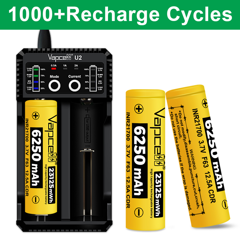 New Vapcell F63 21700 Battery  - Vape Battery 18650 avaliação e preço