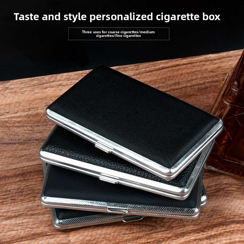New 5.5 slim metal leather Cig - Smoking & Vaping Accessories avaliação e preço