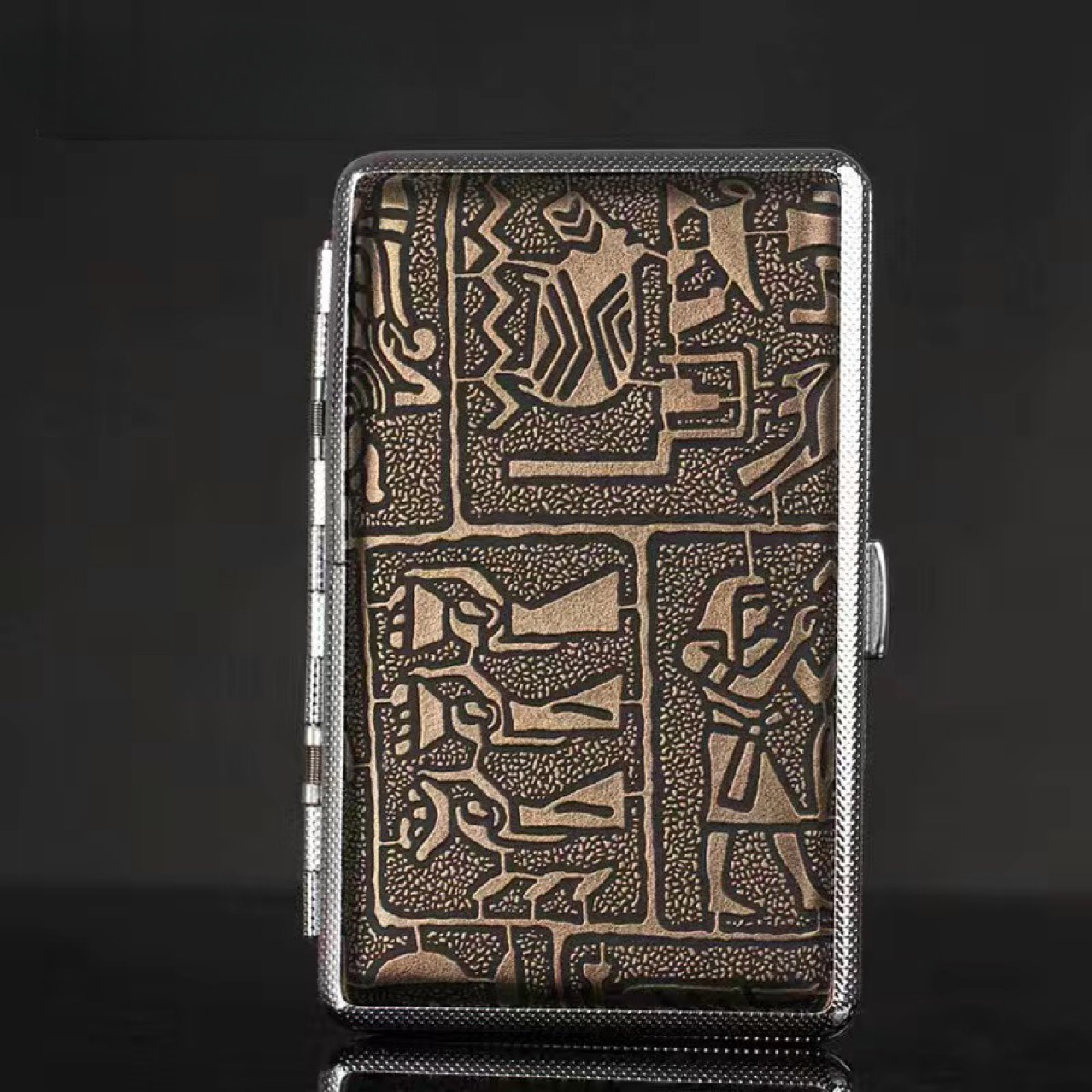 New 5.5 slim metal leather Cig - Smoking & Vaping Accessories avaliação e preço