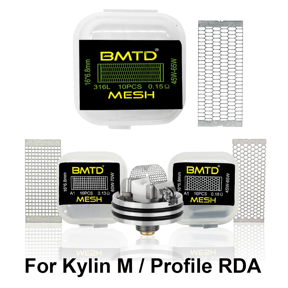 10pcs/box BMTD PreBuilt Coils  - Stainless Wire Ss316 avaliação e preço