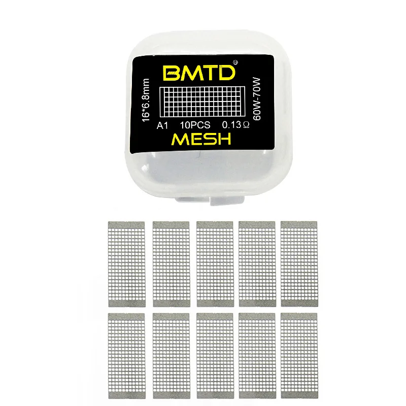 10pcs/box BMTD PreBuilt Coils  - Stainless Wire Ss316 avaliação e preço