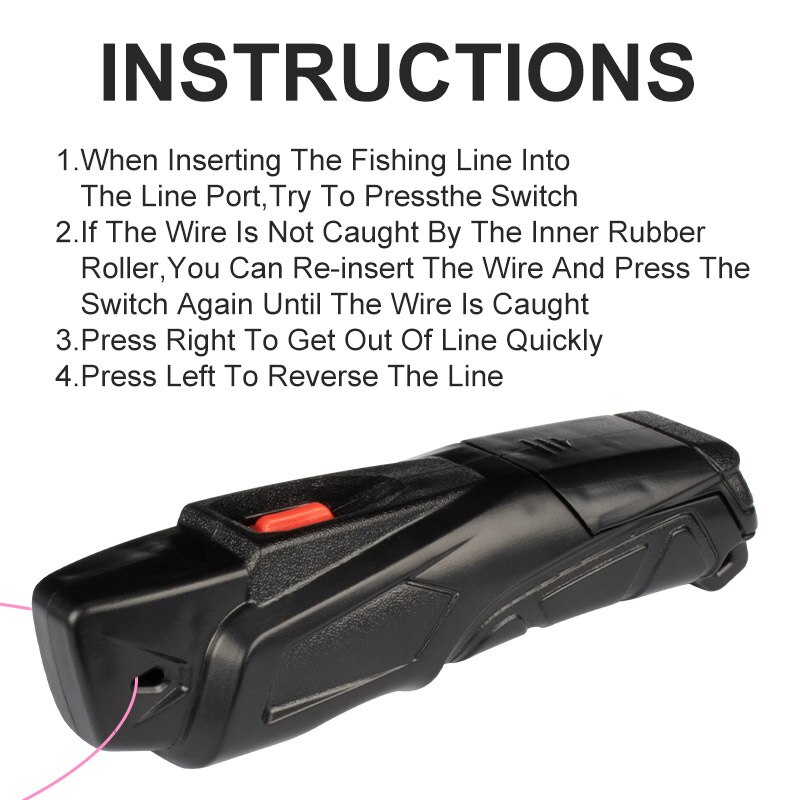 Electric Fishing Line Stripper - Mesh Coil Strip avaliação e preço